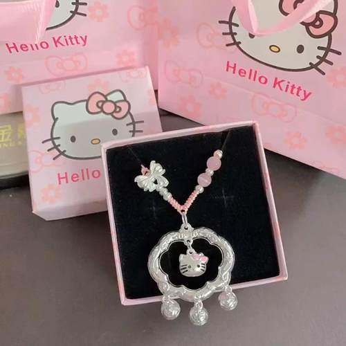 女足银999凯蒂猫少女心KT猫项链