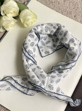 【420夏季内购日】春夏印花方块丝巾240419-187