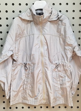 李宁女子2022秋季新款健身训练宽松防风透气潮流运动风衣AFDS936