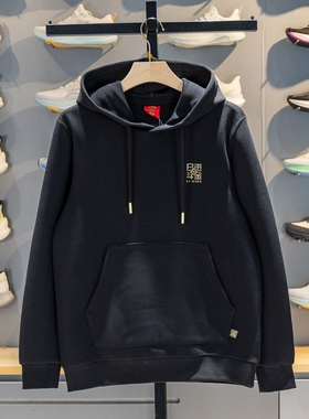 李宁日进斗金系列卫衣2026春季男女同款易去污连帽套头衫AWDW111