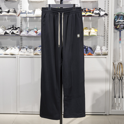李宁直筒男子透气宽松卫裤
