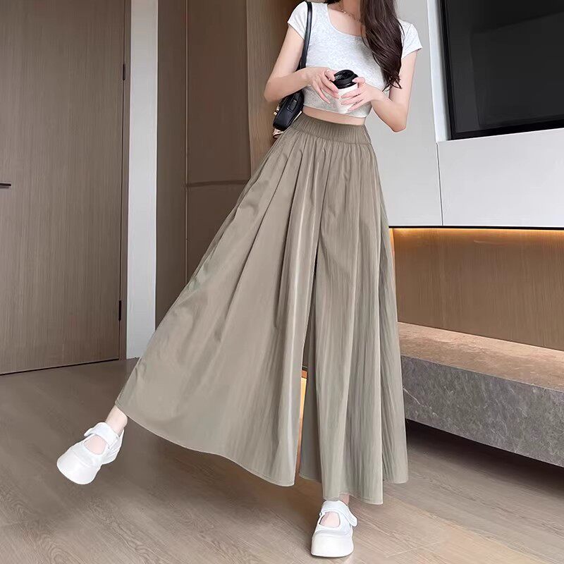 大码胖mm山本裤裙阔腿裤女夏季宽松显瘦百搭垂感休闲裤薄款半身裙