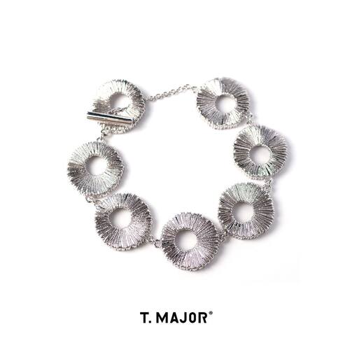 T.MAJOR雕面纹理圆环手链