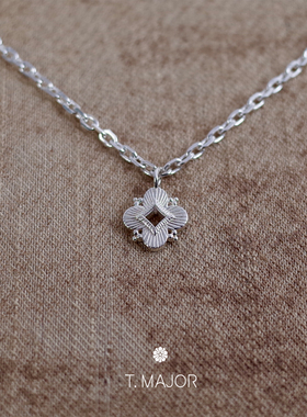 T.M悬浮心微语百搭项链