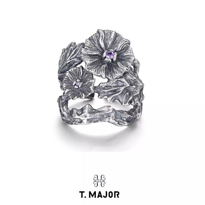 藤蔓曼陀罗花朵开口戒T.MAJOR