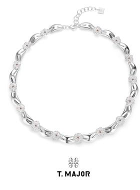 曼陀罗系列 立体古典曼陀罗花朵项链