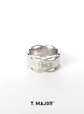 T.MAJOR对戒S925古典宽戒