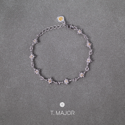 T.MAJOR.双色|做旧镶嵌宝石手链