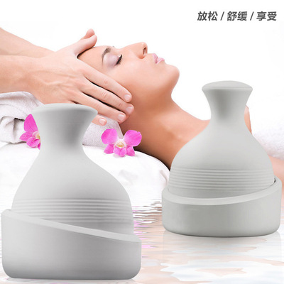 充电头皮按器头部按器龙抓手硅胶洗头按仪礼跨境现货
