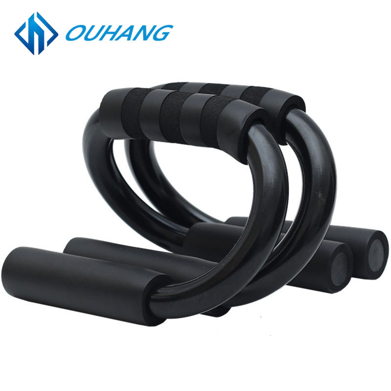 型碳钢俯卧撑支架胸肌臂肌体育用家用健身器材俄挺俯卧撑架器