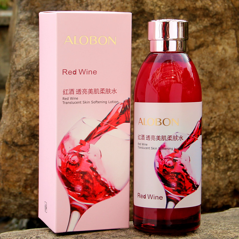 正品雅邦红酒透亮美肌柔肤水女士护肤水化妆补水保湿收缩毛孔护肤