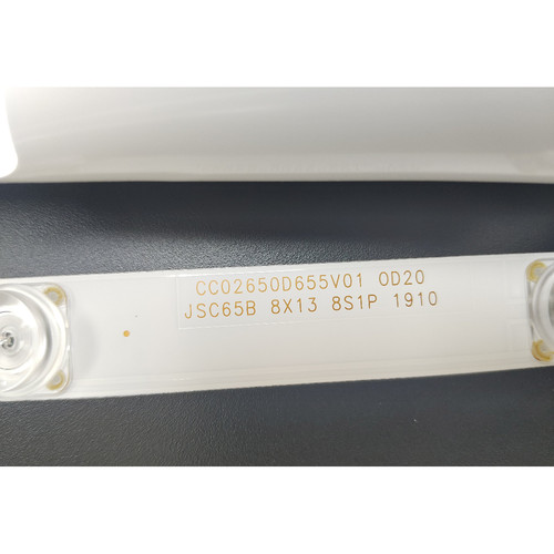 65寸杂牌机CC02650D655V01 0D20  JSC65B 8X13 8S1P 1910灯条一套