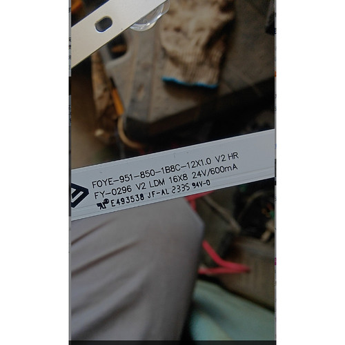 FOYE-951-850-1B8C-12X1.0 V2 HR FY-0296 V2 LDM 16X8 24V灯条