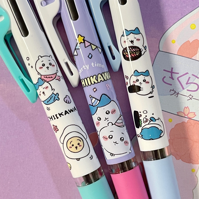 日本uni三菱chiikawa自嘲熊限定jetstream三色模块吉伊卡哇圆珠笔