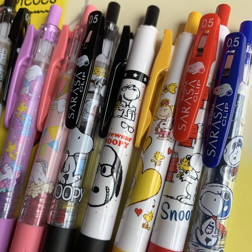 日本zebra斑马史努比限定中性笔