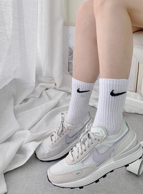 专柜正品耐克NIKE Waffle One女子复古运动休闲跑步鞋DC0481-100