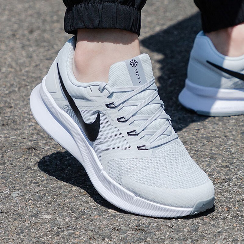 NIKE/耐克RUN SWIFT 3男鞋夏季网面缓震透气运动跑步鞋DR2695-005