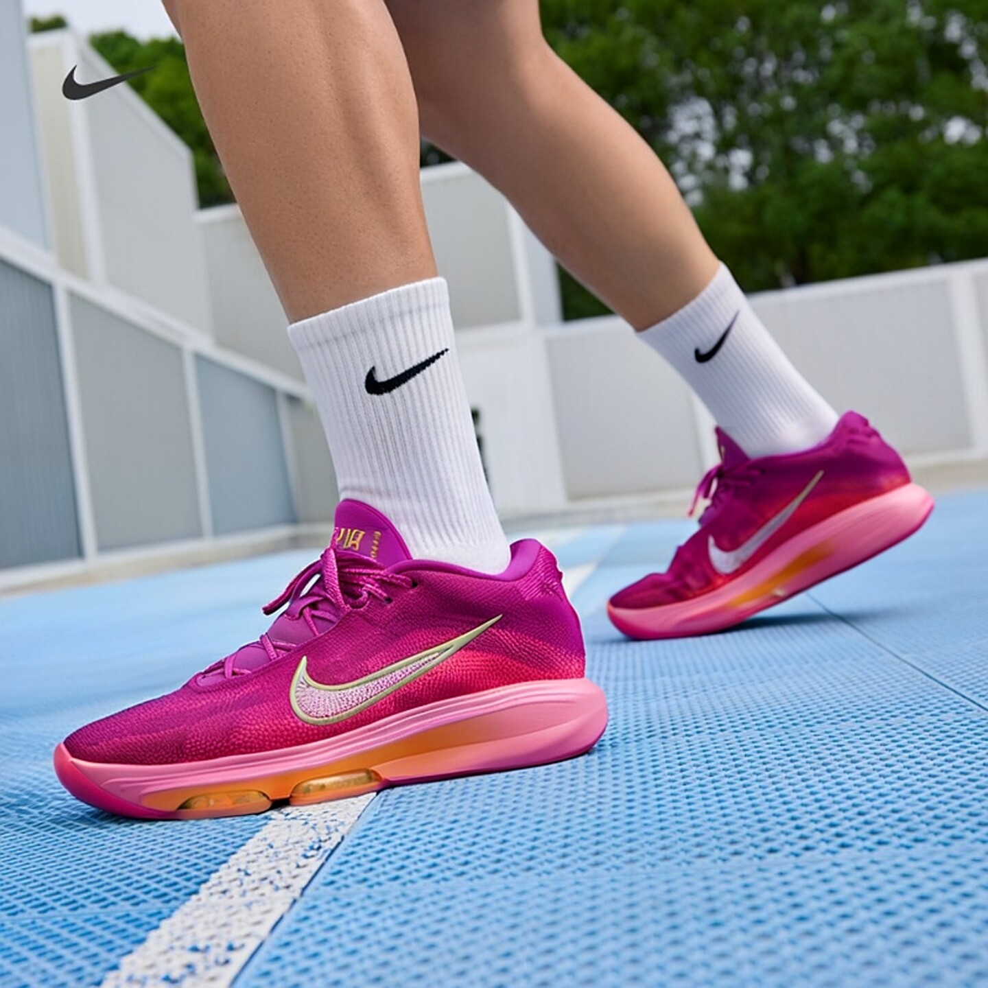 NIKE耐克GT HUSTLE 3男款气垫缓震实战透气专业篮球鞋 FV5952-601