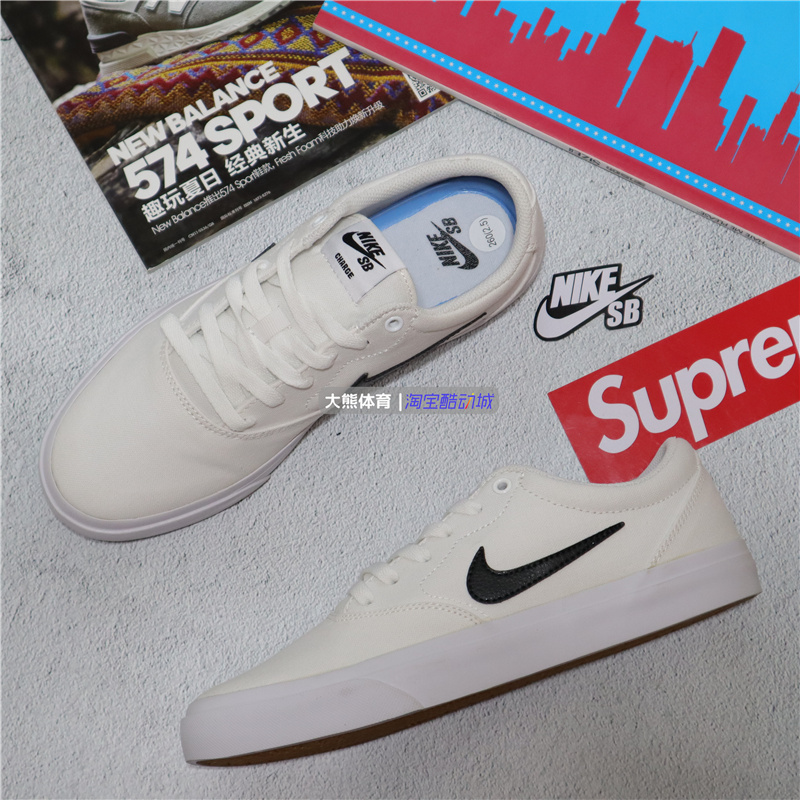 专柜正品耐克nike 王一博同款男女复古低帮休闲滑板鞋cd6279-101