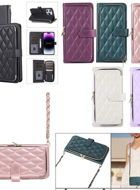 适用三星 Galaxy A14/A15/A34/A54/A53/A33/A16/A22/A52/A72/A35/A55 全包拉链皮套翻盖手机套 保护壳 防摔