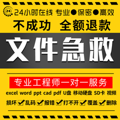 ppt.excel.word.WPS文件修复损坏PSD文档表格U盘乱码远程数据恢复