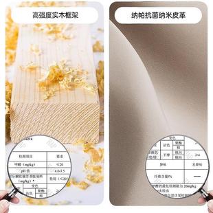 奶油风家用卧室实木床边柜轻奢高级感储物收纳柜子 床头柜2024新款