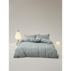 ▲SOAPLAND 100支轻磨毛纯棉春秋冬四件套 纯色10色可选