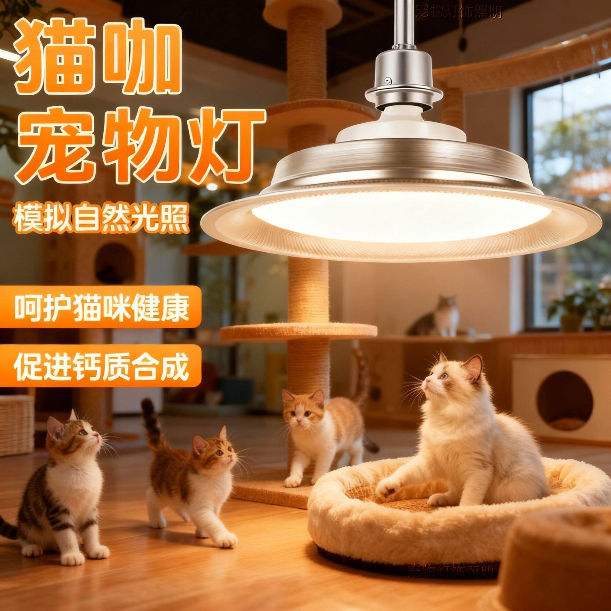 全光谱动物生长灯鸟类鹦鹉鸽子繁殖灯宠物猫狗禽畜养殖场用补光