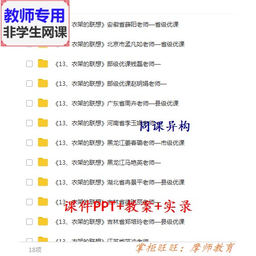 人美版美术四下《衣架的联想》公开课全套课件教案ppt视频教师用
