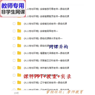 人美版美术三下《人物与环境》公开课全套课件教案PPT视频教师用