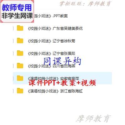 人音版音乐六上《校园小戏迷》公开课全套课件教案PPT视频教师用