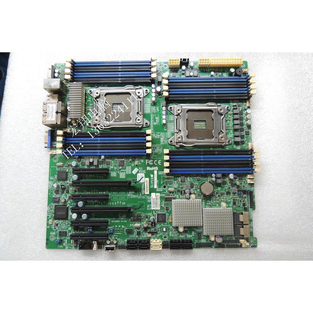 非实价议价议价现货~X9DR7-LN4F X79双路2011主板 C602工作站主板