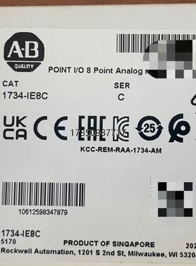 议价1734-IE8C 美国 AB PLC CompactLog议价