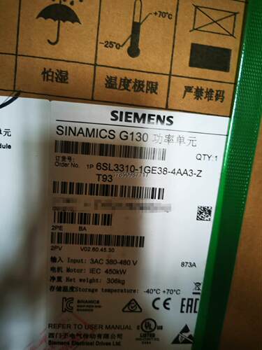 议价6SL3310-1GE38-4AA3-ZT93西门子全新现货议价