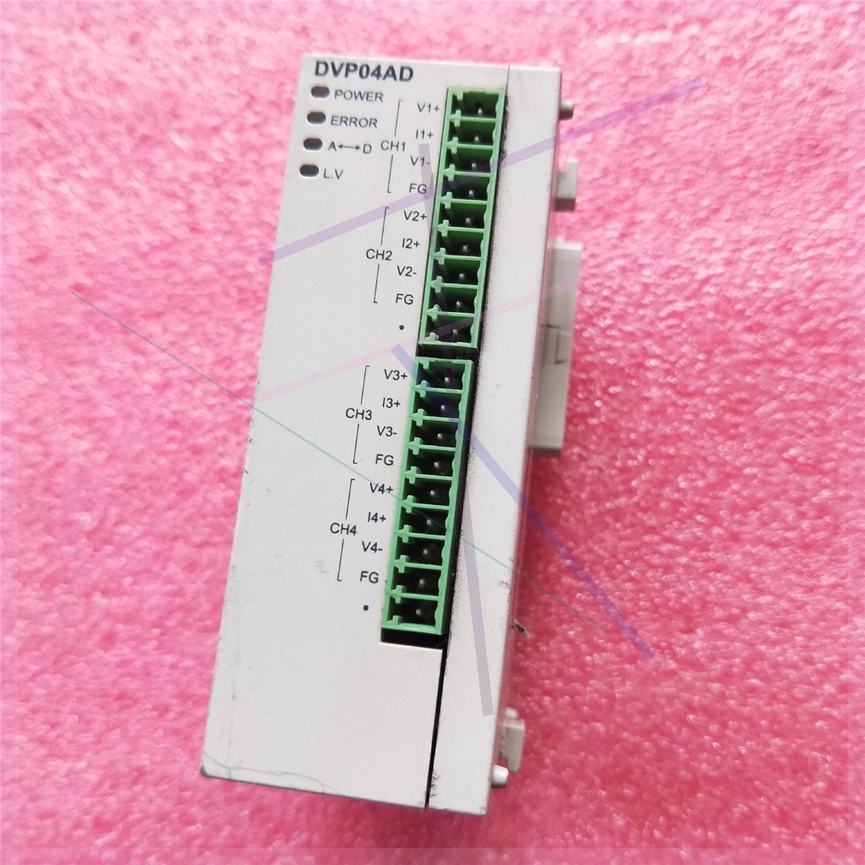 非实价议价议价DVP04AD-SL 台达PLC模块 二手拆机 功能正常议价非