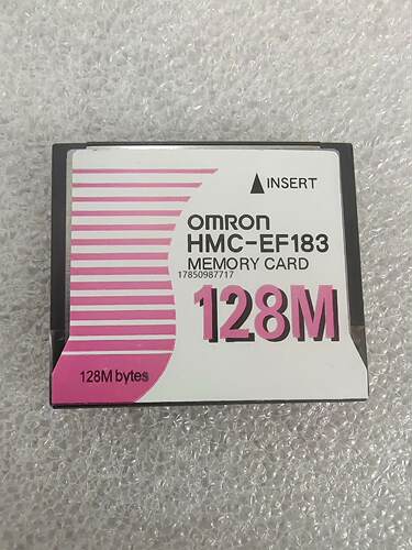 议价原装正品欧姆龙可编程控制器HMC-EF183存储卡128M议价