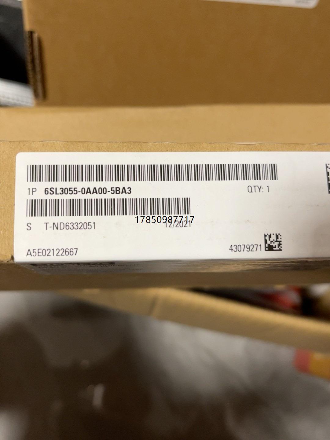 议价6SL3055-0AA00-5BA3全新原装正品未拆封议价