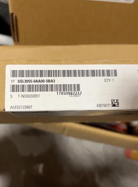 议价6SL3055-0AA00-5BA3全新原装正品未拆封议价