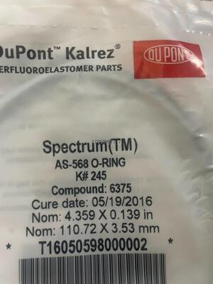 议价美国杜邦密封圈，原装进口，Kalrez6375K-245(1议价