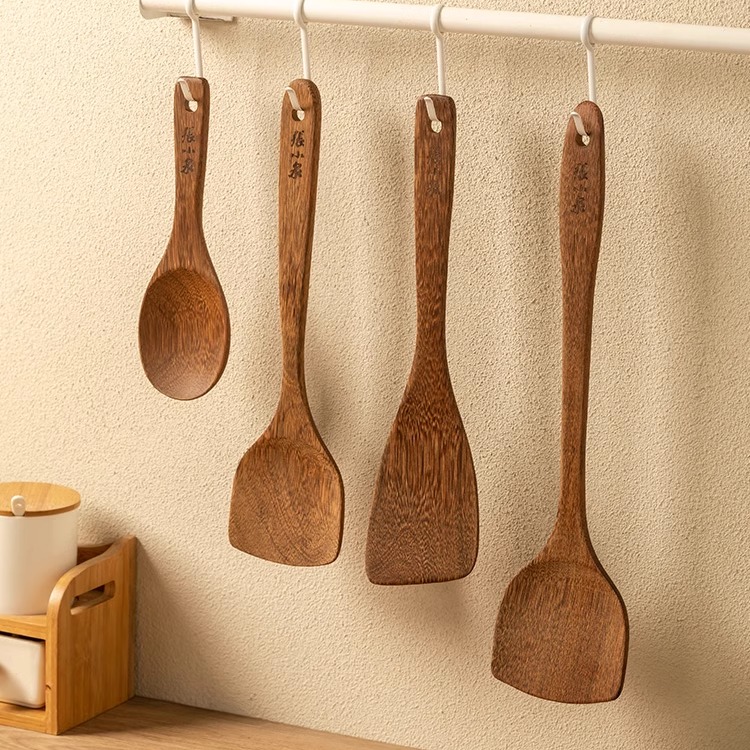 张小泉鸡翅木锅铲汤勺饭勺子