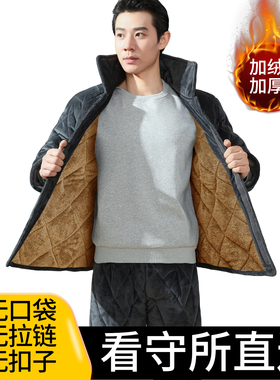 看守所专用棉衣男女款冬季加厚保暖棉袄劳改犯拘留所服囚犯服套装