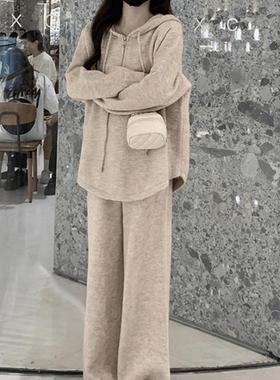 入秋韩系穿搭配一整套早秋装时尚针织毛衣两件套装女初秋季小个子