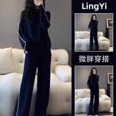 盐系炸街卫衣休闲两件套 时尚 高级感运动服套装 女春秋宽松显瘦韩版