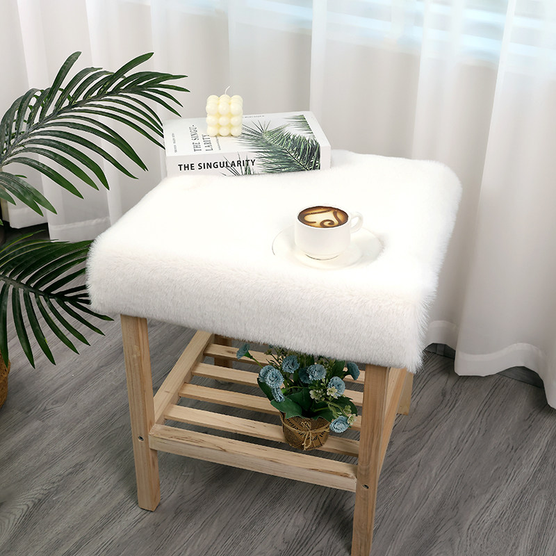 仿兔毛床头柜垫短毛绒椅垫梳妆台桌面装饰垫子餐桌布书桌垫茶几垫,居家布艺,桌布,淘宝优惠券,粉丝福利购,淘宝优惠卷