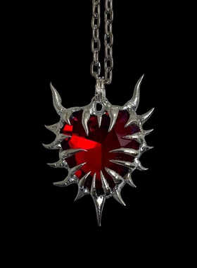 荆棘之心项链小恶魔之心