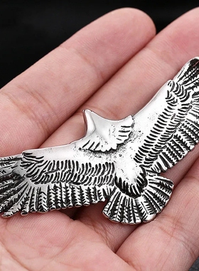 日韩高桥吾郞经典老鹰吊坠项链 男女毛衣链嘻哈链首饰时尚项链