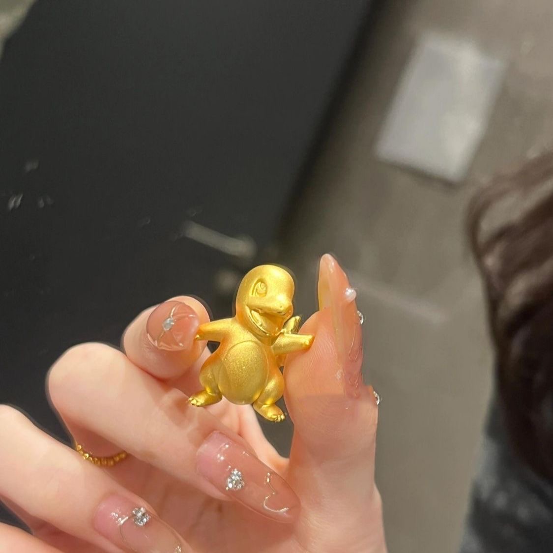 口袋妖怪神奇宝贝精灵宝可梦金色小火龙手办摆件动漫周边生日礼物