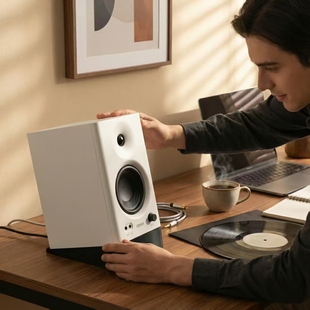 漫步者MR4 S880音箱支架桌面底座支撑架!3D打印定制.支撑抬高架