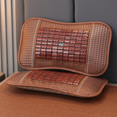 夏天竹凉席枕头冰枕护颈椎助睡眠海绵芯夏季 成人小枕头男学生宿舍