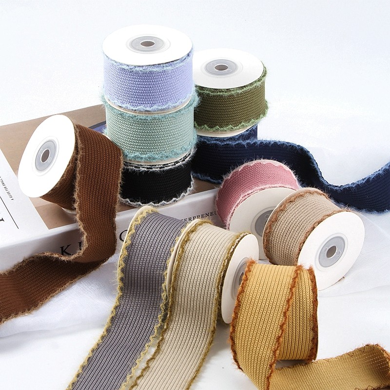 单面绒毛波浪花边毛线带 diy礼物草帽绑带服装辅料丝带手工蝴蝶结,居家布艺,丝带/绸带/布带,淘宝优惠券,粉丝福利购,淘宝优惠卷